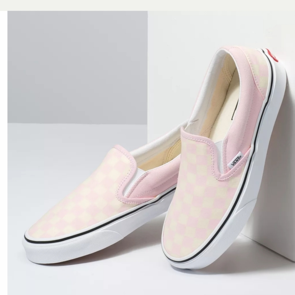 Vans checkered board slip on